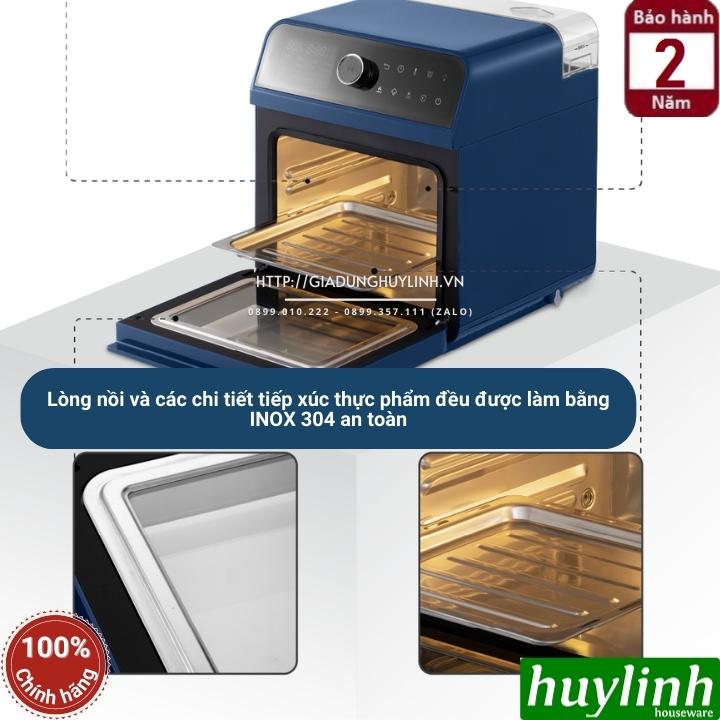 Nồi chiên - hấp hơi nước siêu nhiệt Dingo DSF16 - Dung tích 16 lít - 21 chức năng - [Tặng máy xay DCB500 đến 15-2] - Hàng chính hãng