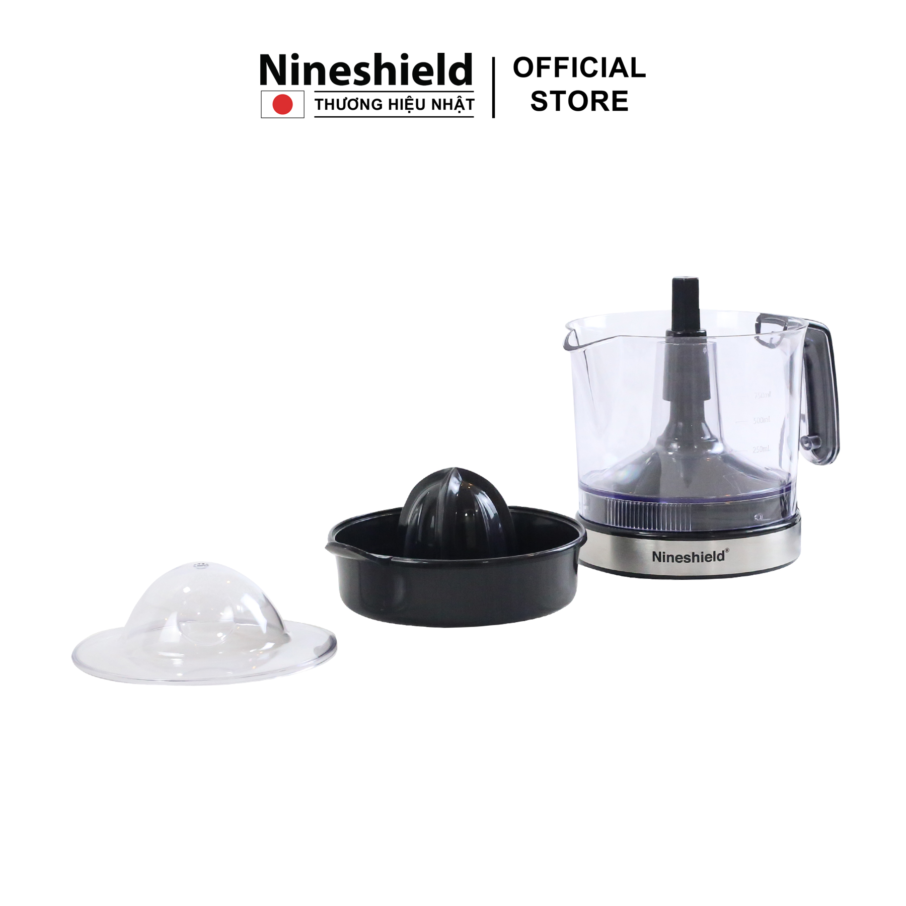 Máy vắt cam Nineshield KB L6 viền inox