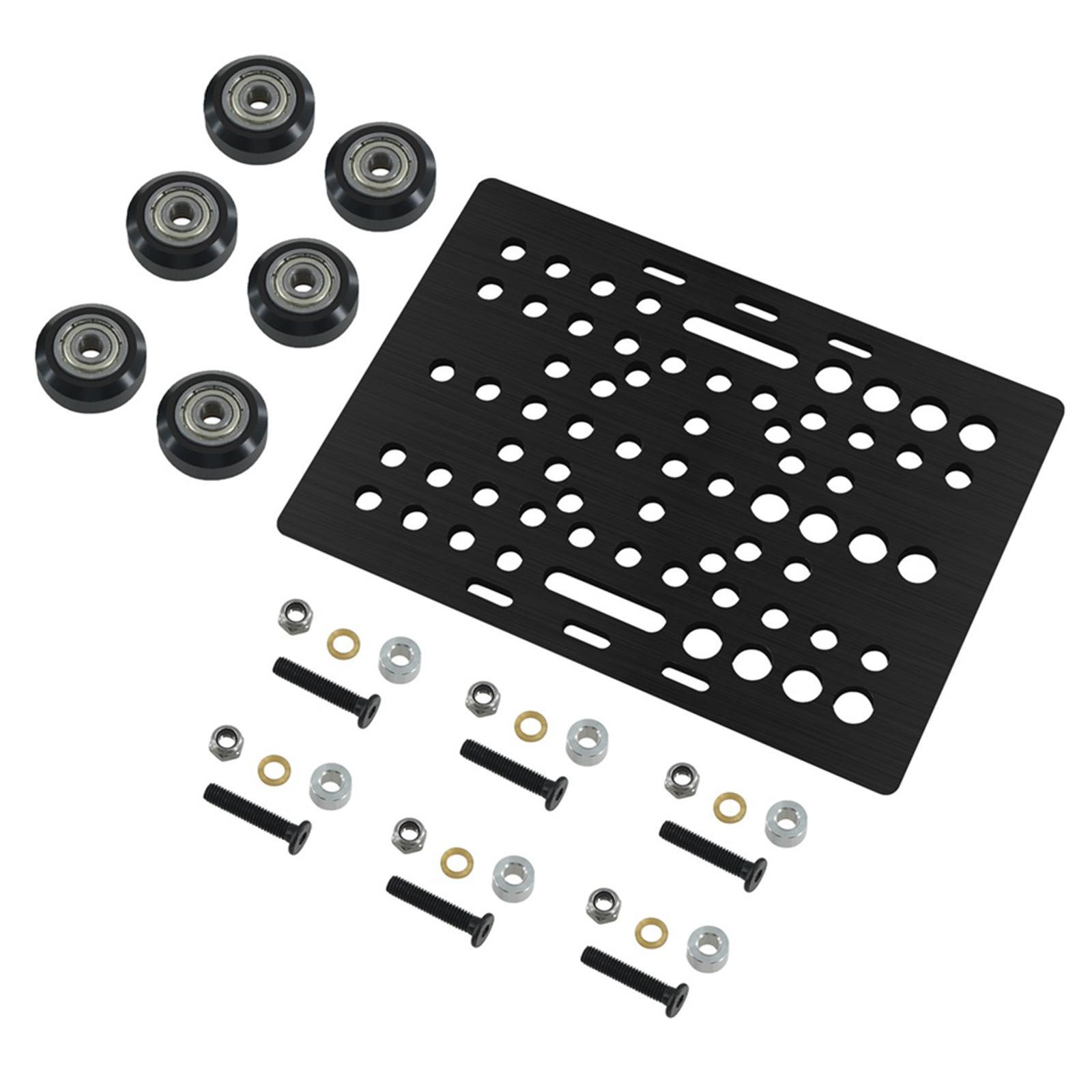Aluminium v Gantry Plate Set 3D Printer Parts with v Solid V Wheel