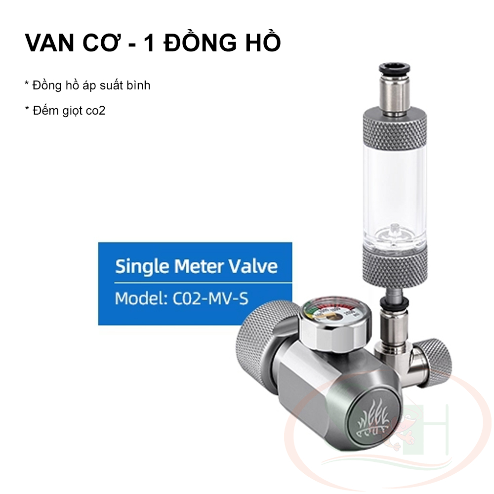 Van co2 Week Aqua Regulator Meter Solenoid chỉnh cơ / điện bể thủy sinh cá tép cảnh