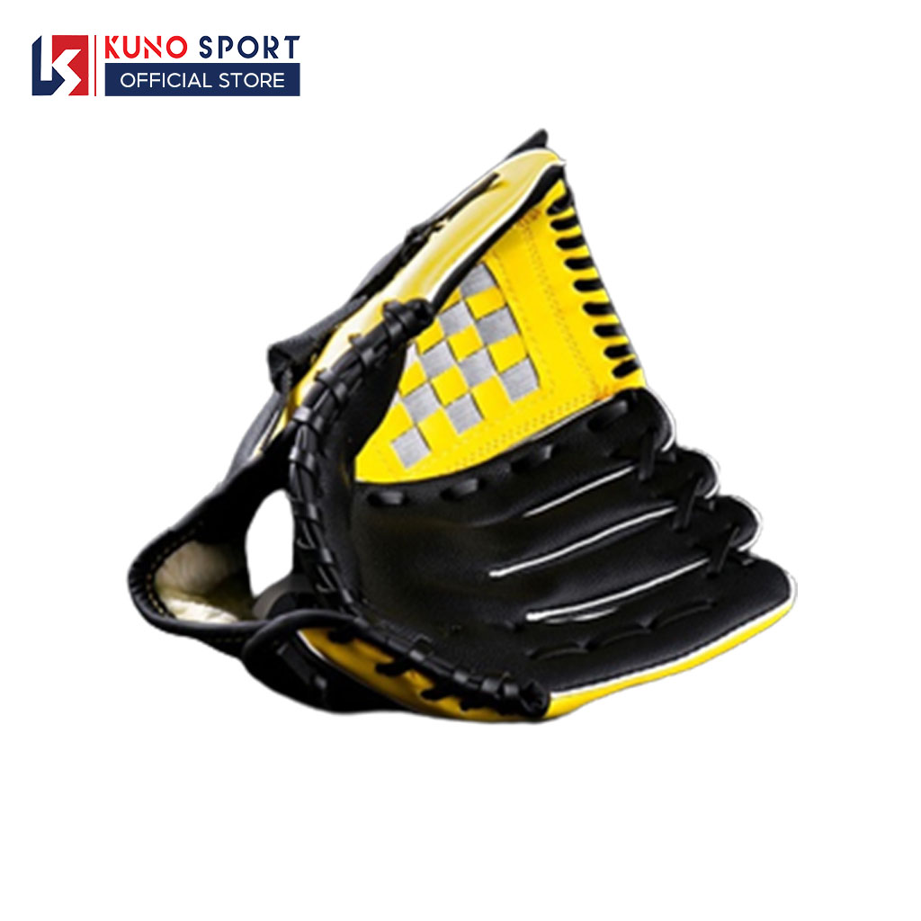 Găng tay bóng chày da pu KUNOSPORT size tay 10,5/11,5/12,5inch găng tay chơi bóng chày cao cấp