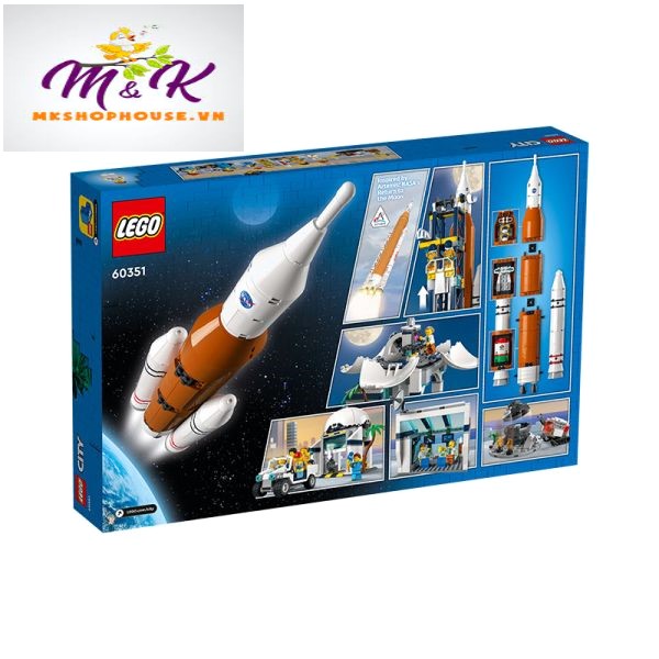 LEGO CITY Trạm Phóng Tên Lửa NASA 60351