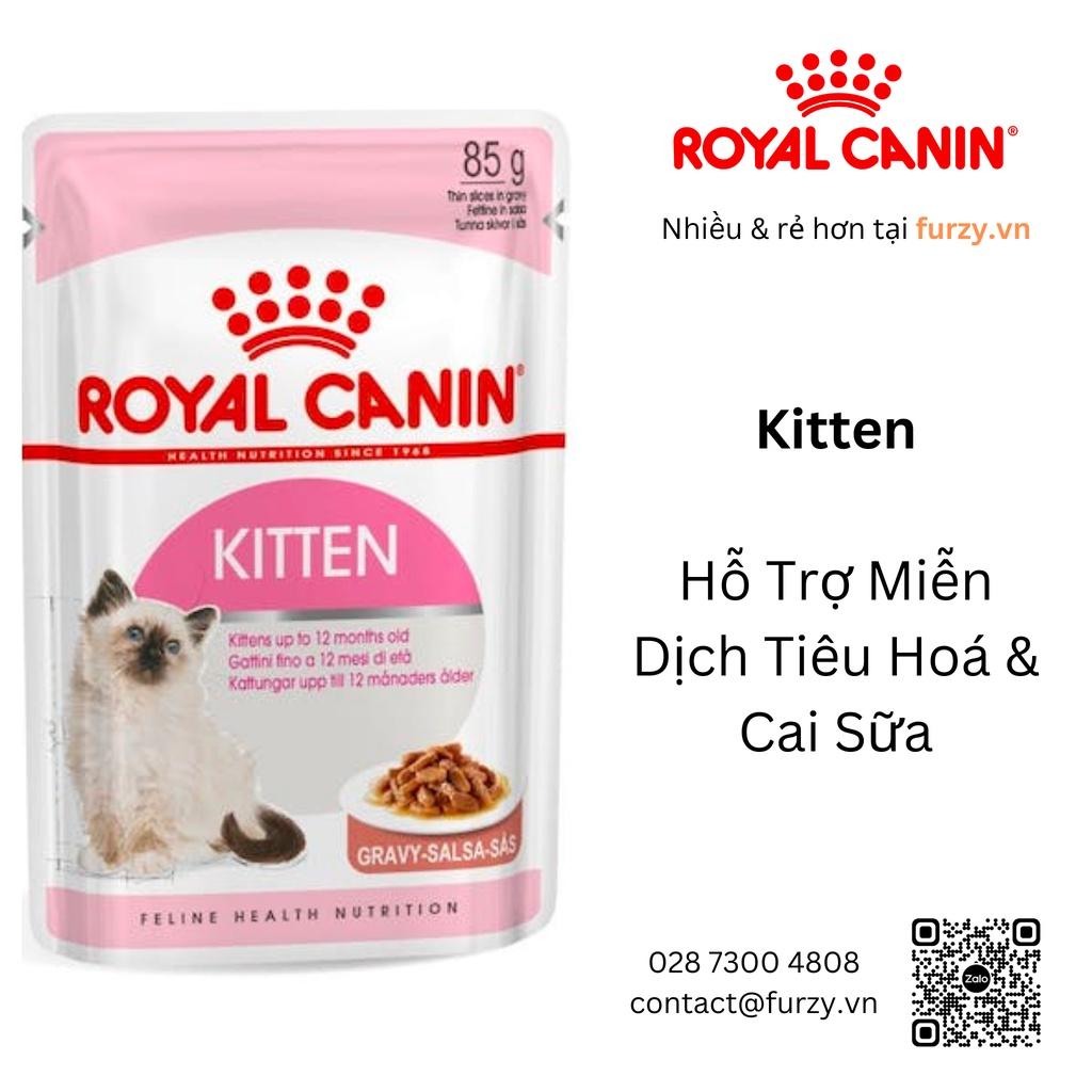 Royal Canin Thức Ăn Ướt Cho Mèo Con Kitten (Jelly / Gravy / Float)