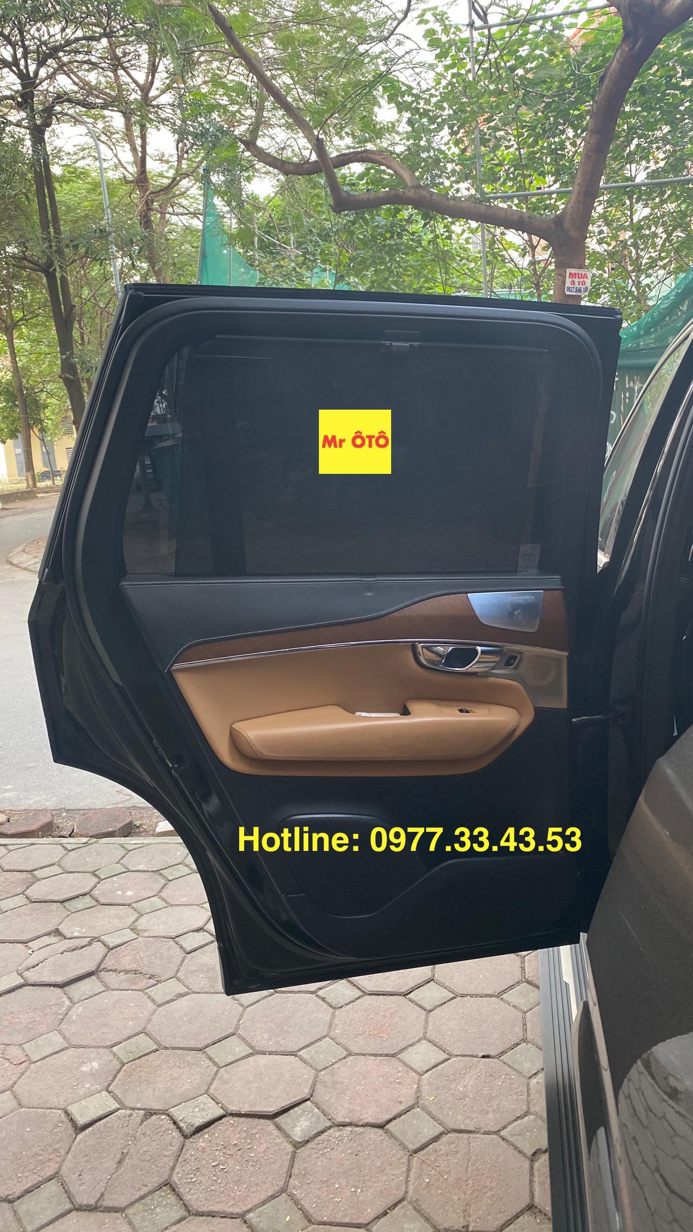 Rèm Che nắng xe VILVO XC90 1 có hút nam châm, Vải dày dặn, chống nắng tuyệt đối