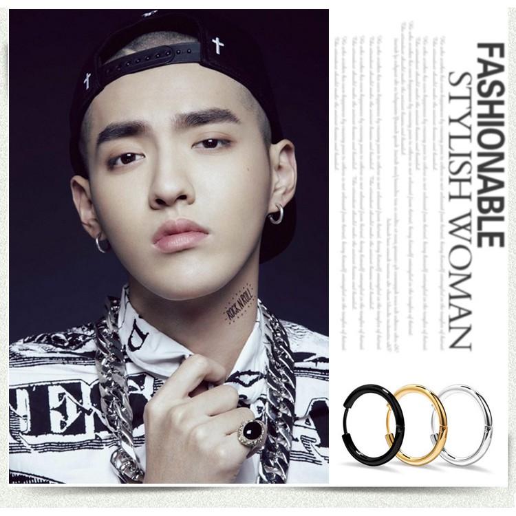 Khuyên tai nam Hàn quốc cực chất inox 316L