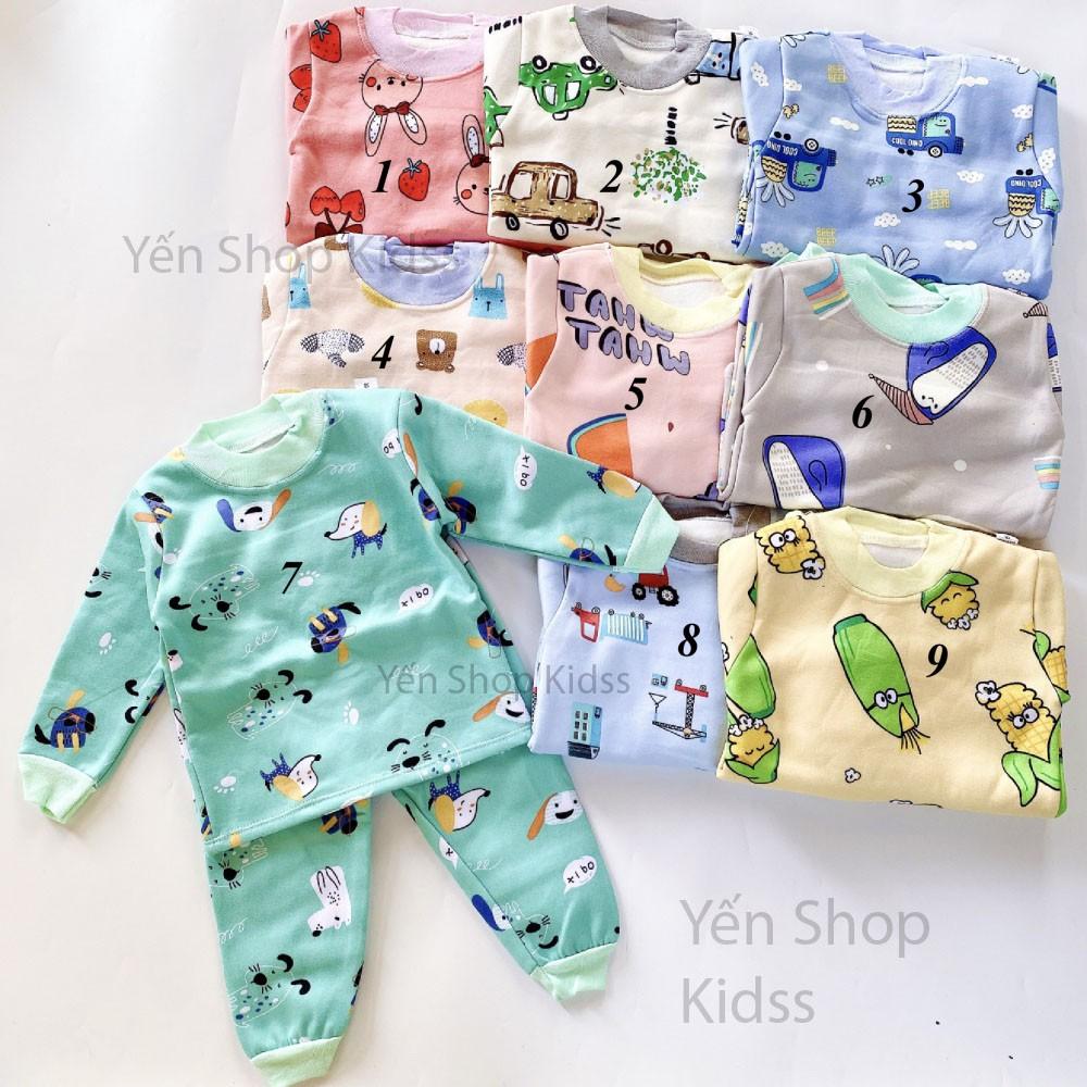 BỘ NỈ BÔNG CỔ CHUI CHO BÉ (5-14.5KG) (729