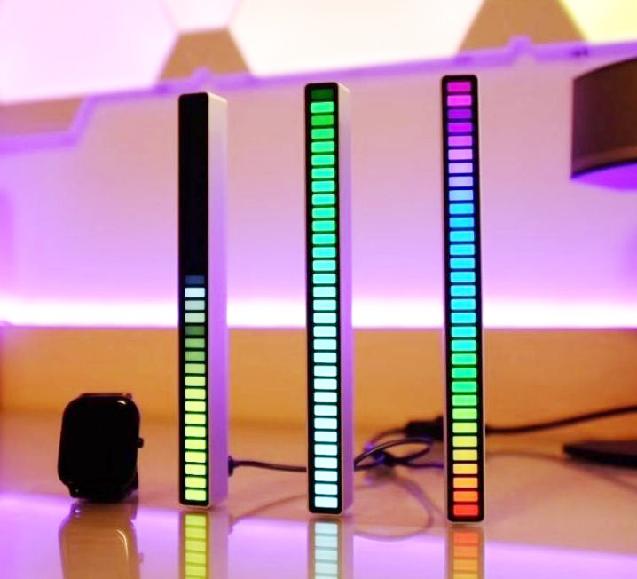 ĐÈN LED THANH CẢM BIẾN THEO NHẠC ,NGUỒN 5V , MODEL D08-RGB - JL