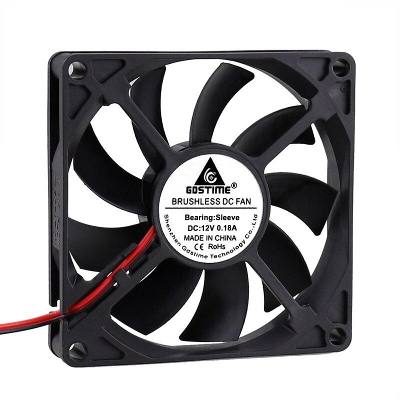 1 Quạt Tản Nhiệt Không Chổi Than 8cm 8015 Dc 4pin 12v 80mm X 80mm X 15mm Cho Pc