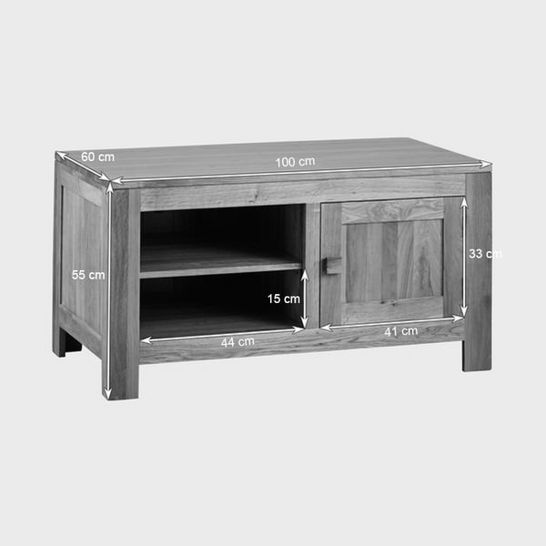 Tủ TV 1 Cánh Oakdale Gỗ Sồi Ibie LV1DALO (100 x 60 cm)