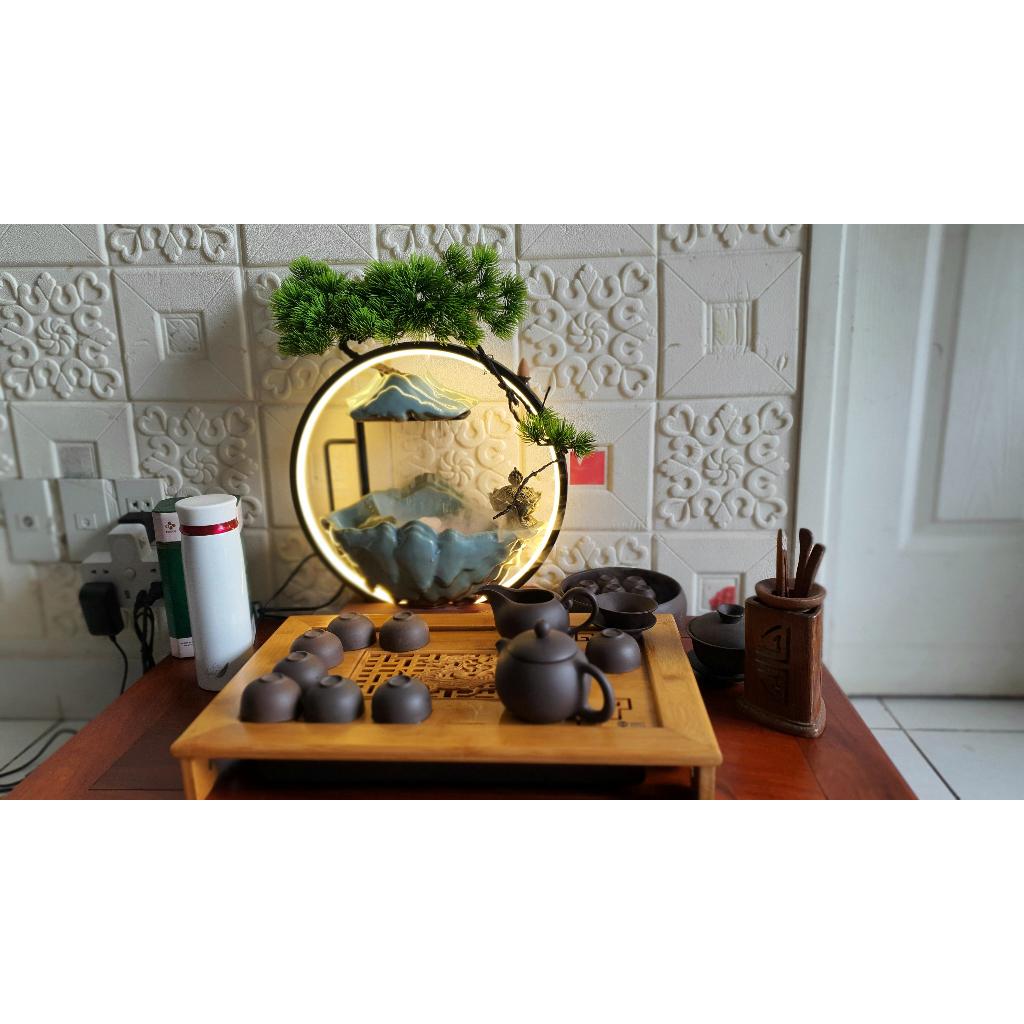 Thác nước non bộ phong thủy, tài lộc, may mắn, thịnh vượng, bình an