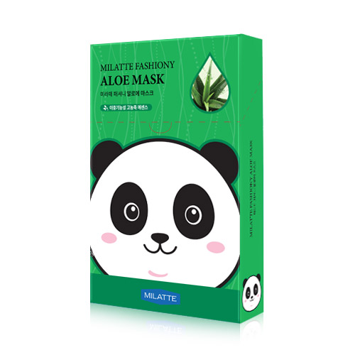 MẶT NẠ DƯỠNG ẨM SÂU CHIẾT XUẤT LÔ HỘI MILATTE FASHIONY ALOE MASK SHEET (1 HỘP 10 MIẾNG 21g)