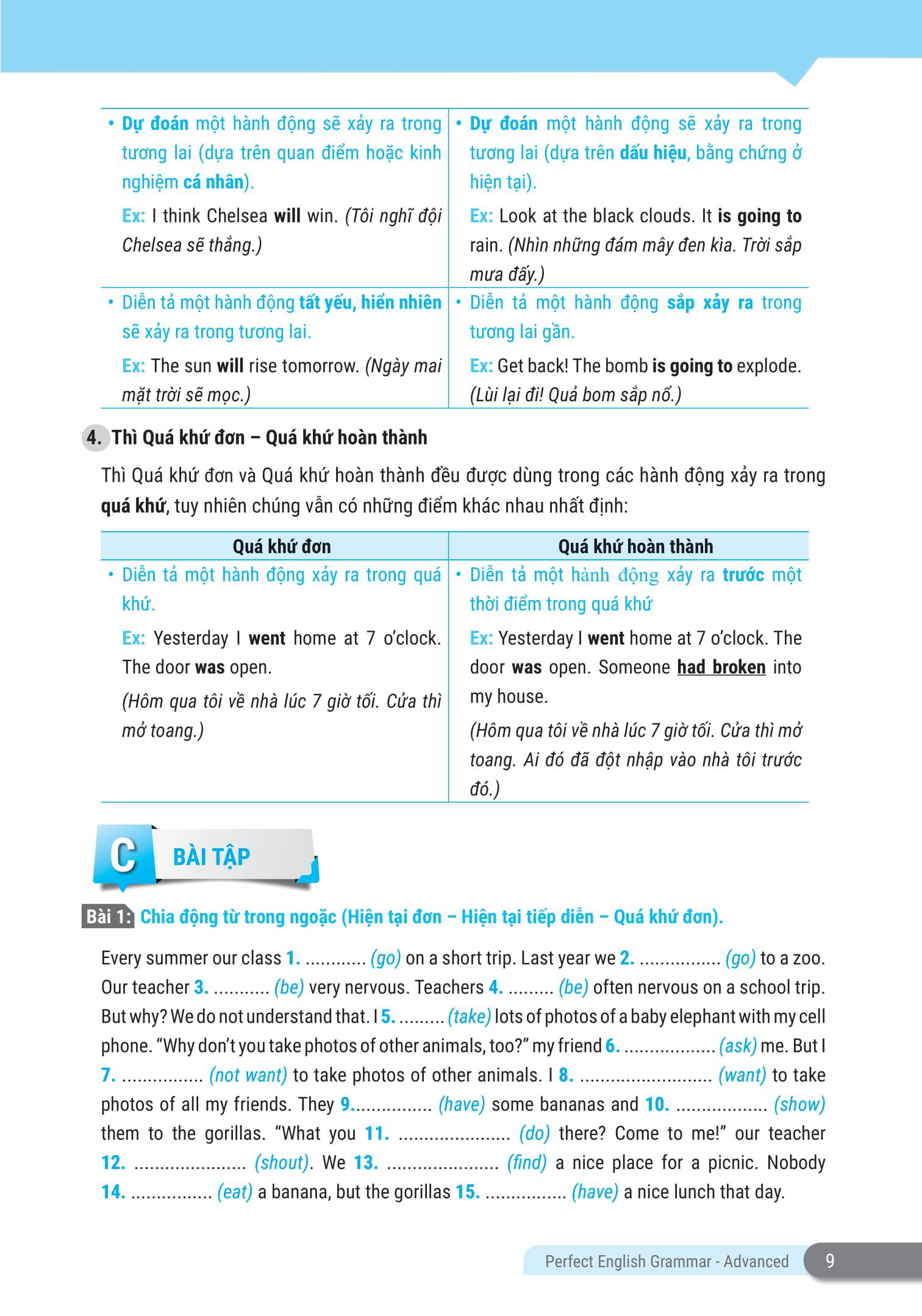 Sách Perfect English Grammar - Cẩm Nang Tự Học Toàn Diện Ngữ Pháp Tiếng Anh - Advanced