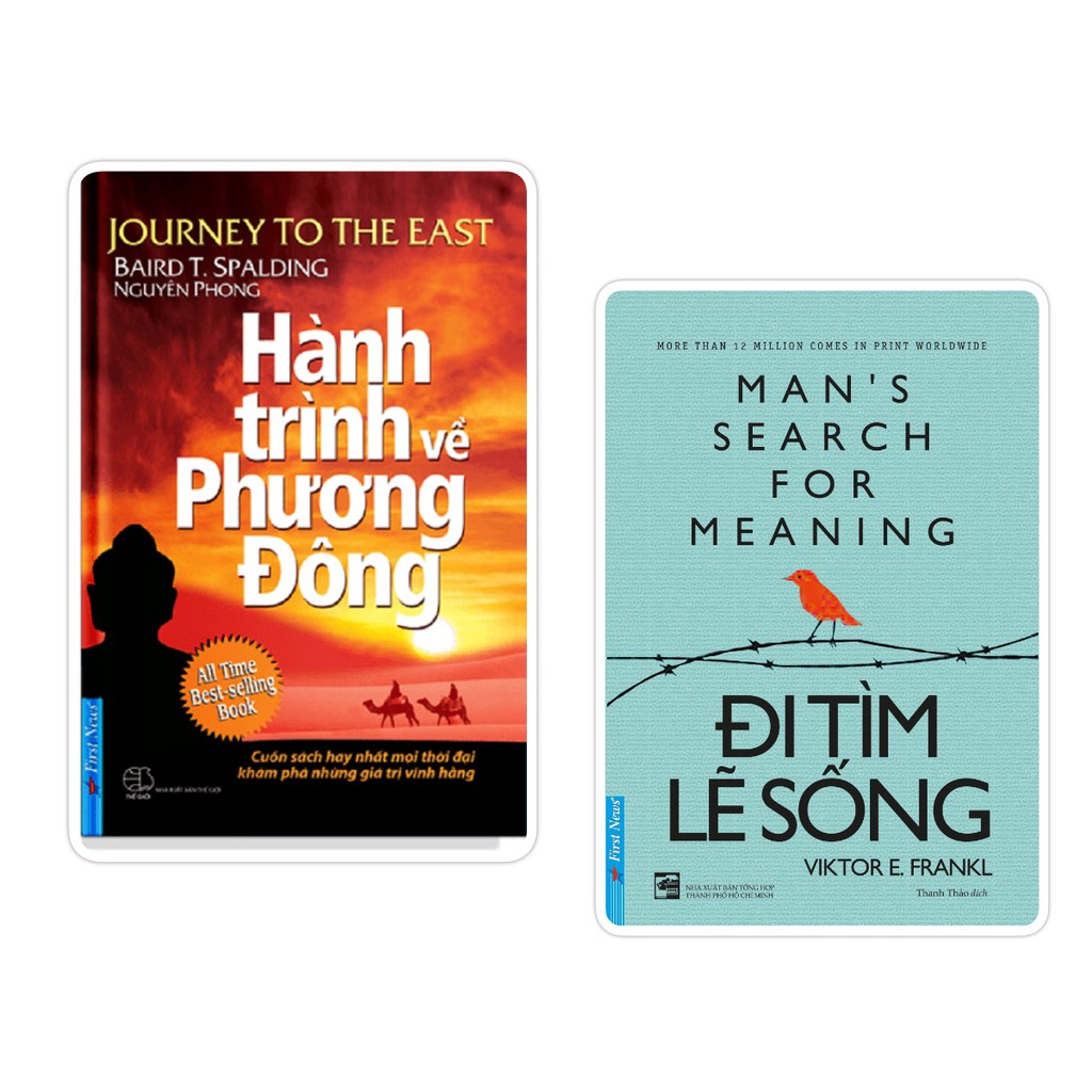 Sách Combo Hành Trình Về Phương Đông  + Đi Tìm Lẽ Sống First News