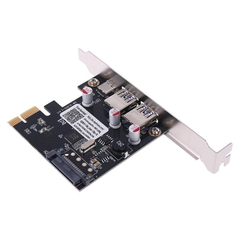 Card Mở Rộng Alli Pcie Pci Express Sang Usb 3.1 Type-C 2 Cổng Usb 3.0 Type-A