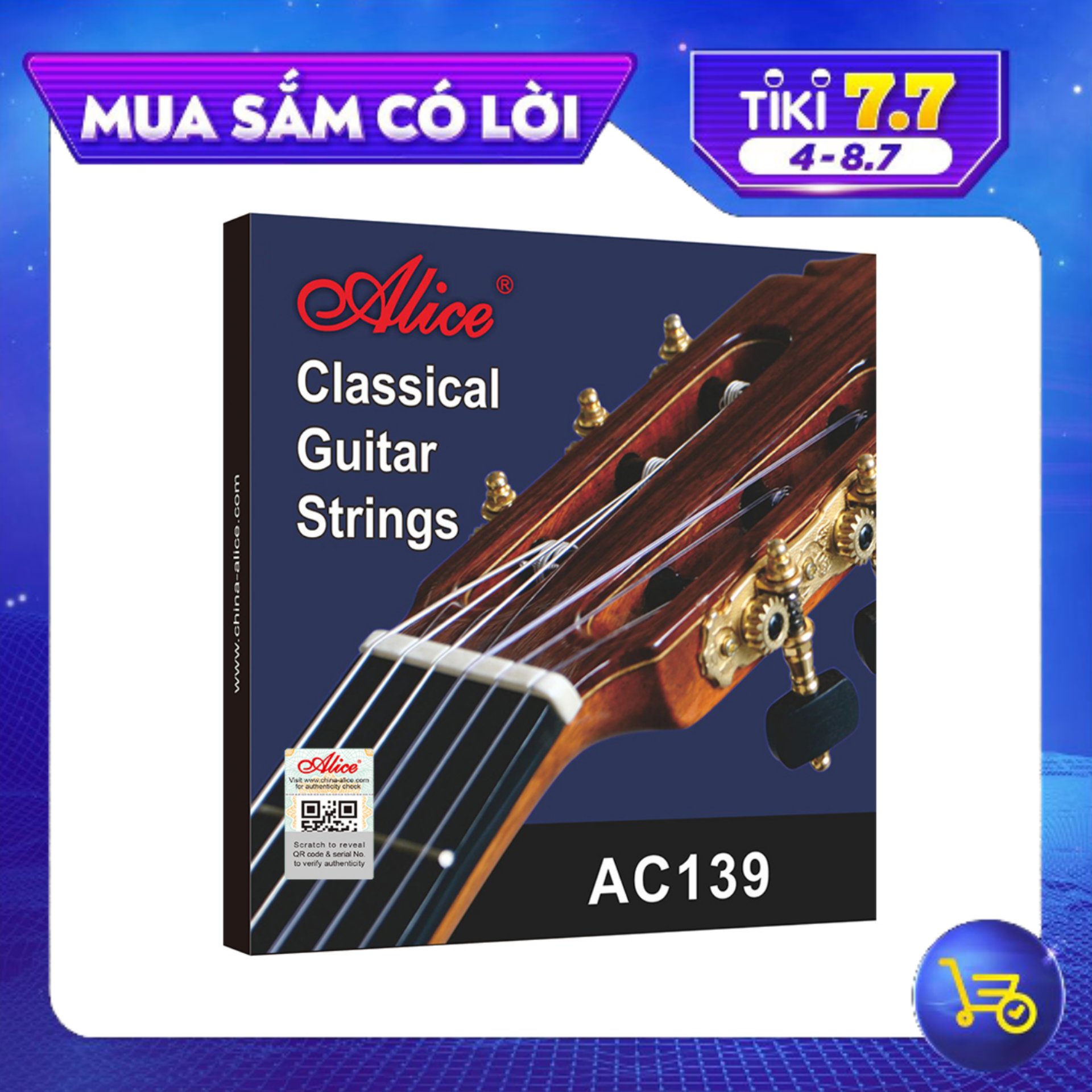 Bộ Dây Đàn Guitar Classic Alice AC139 - Hàng Chính Hãng