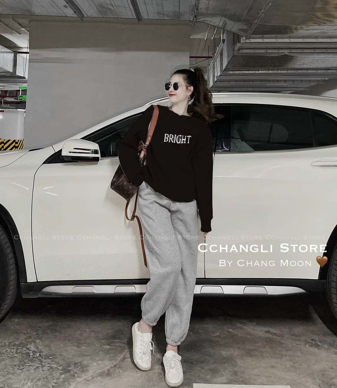 Sét bộ thể thao bầu bộ bầu mặc nhà đồ bầu mùa đông hàng qc 0416-019