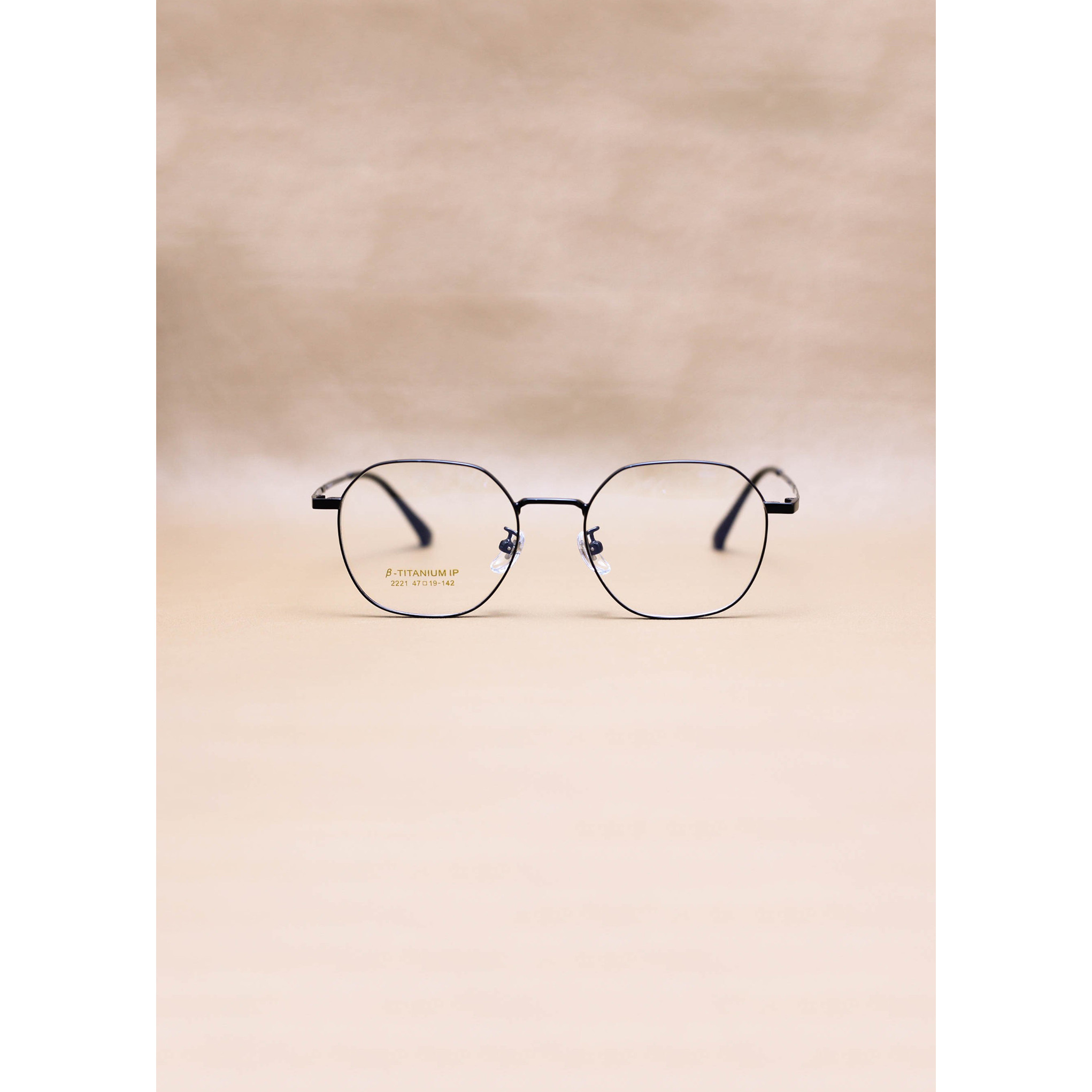 Gọng Kính Cận Đa Giác Thời Trang Unisex, Chất B-Titanium Cao Cấp Thanh Mảnh - G1793