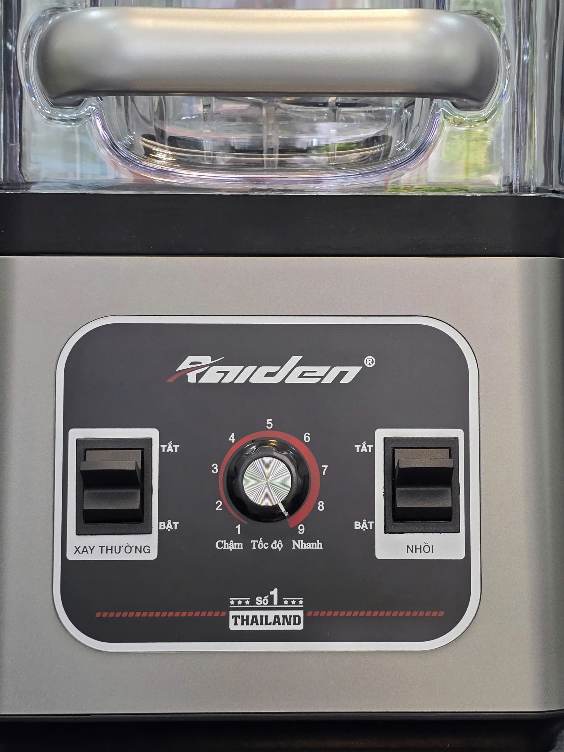 Máy xay sinh tố công nghiệp chống ồn 3L Raiden RD-630, công suất 2680W xay đá, gia vị, rau má, nước sốt, hạt khô-Hàng chính hãng