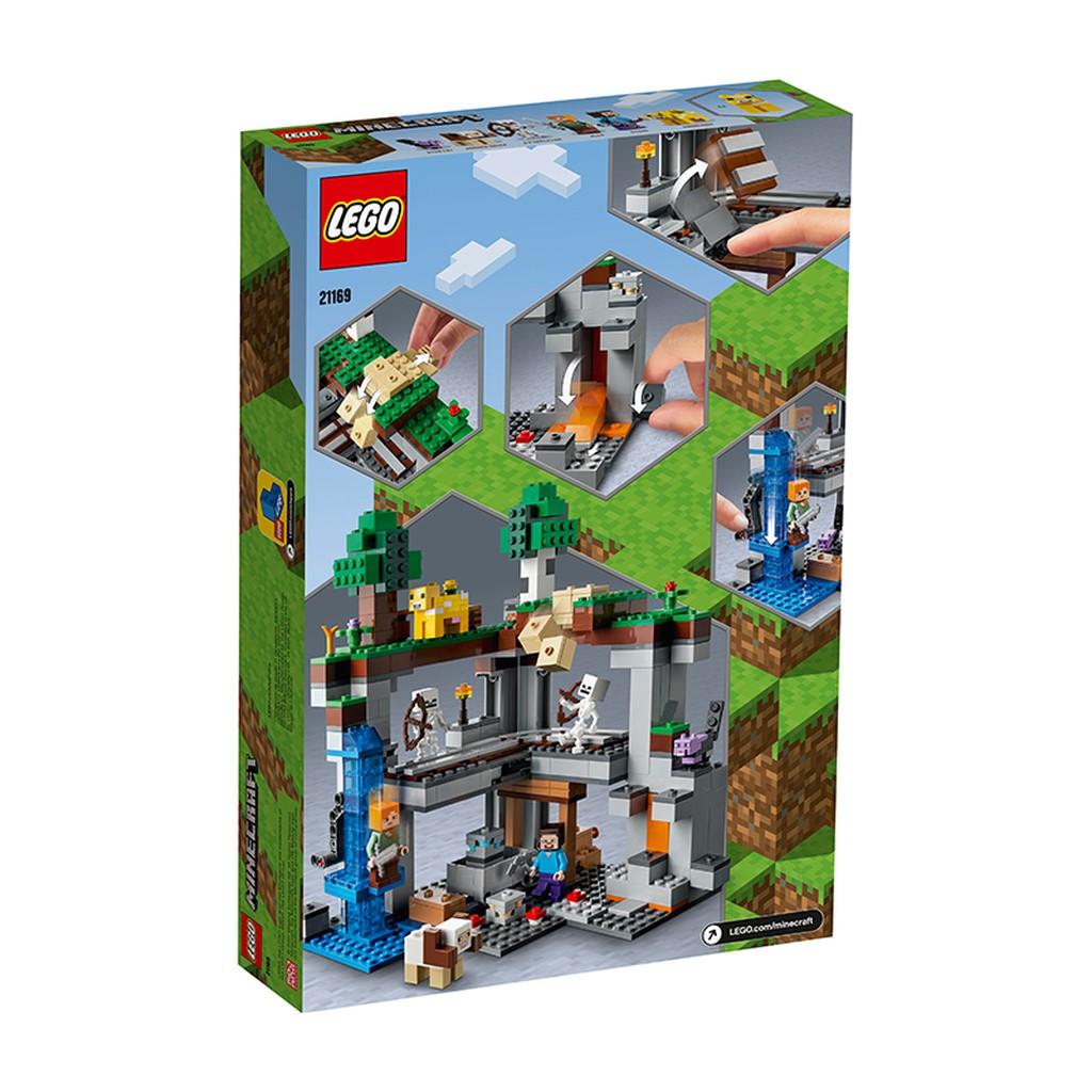 Đồ Chơi Lắp Ráp LEGO MINECRAFT Cuộc Phiêu Lưu Đầu Tiên 21169 Cho Bé Trên 8 Tuổi