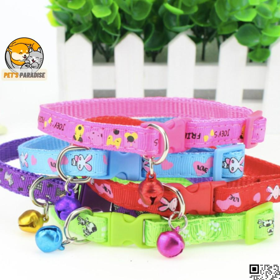 Vòng cổ chocker họa tiết mùa hè dành cho chó mèo