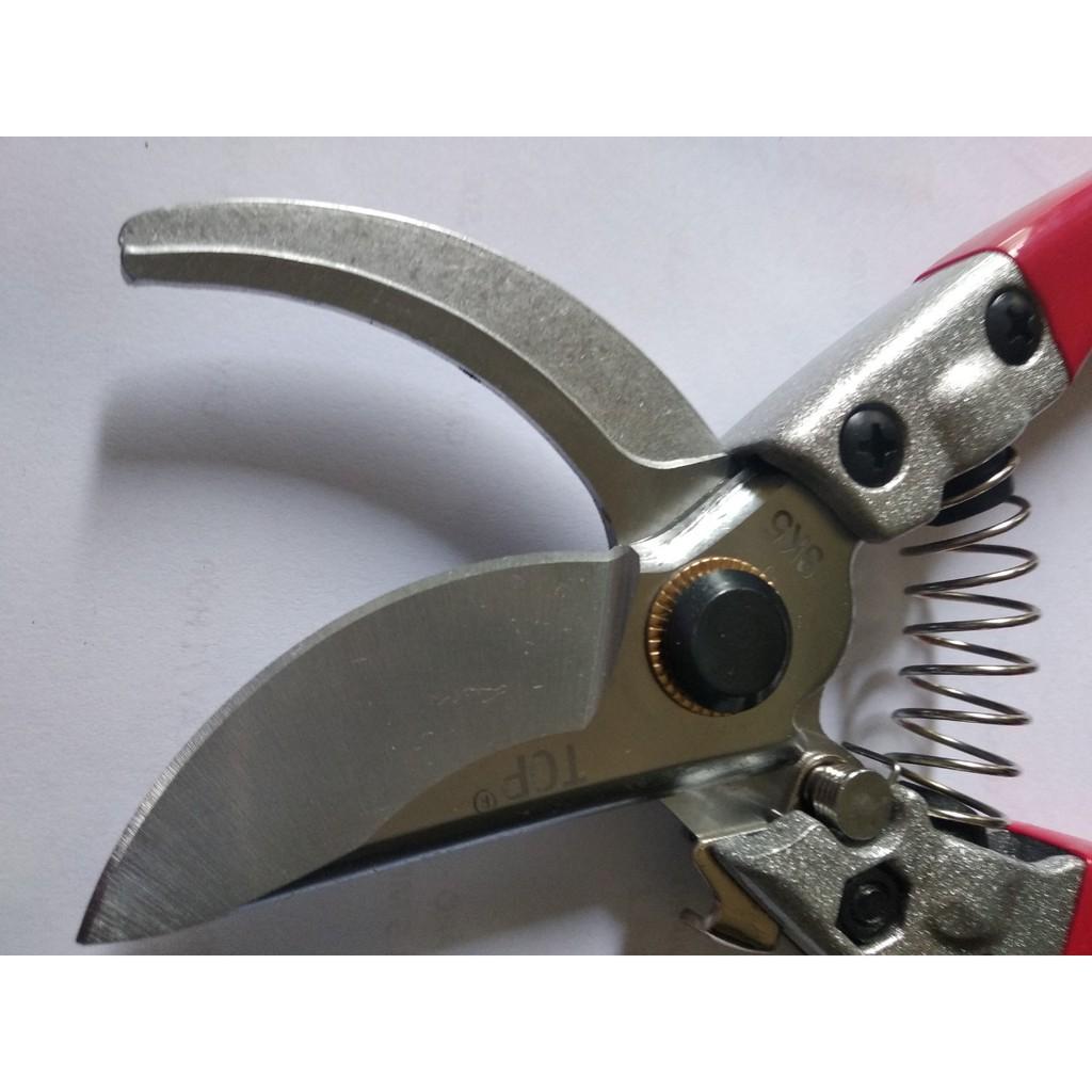 Kéo cắt tỉa cành cây thép SK5 cán đỏ