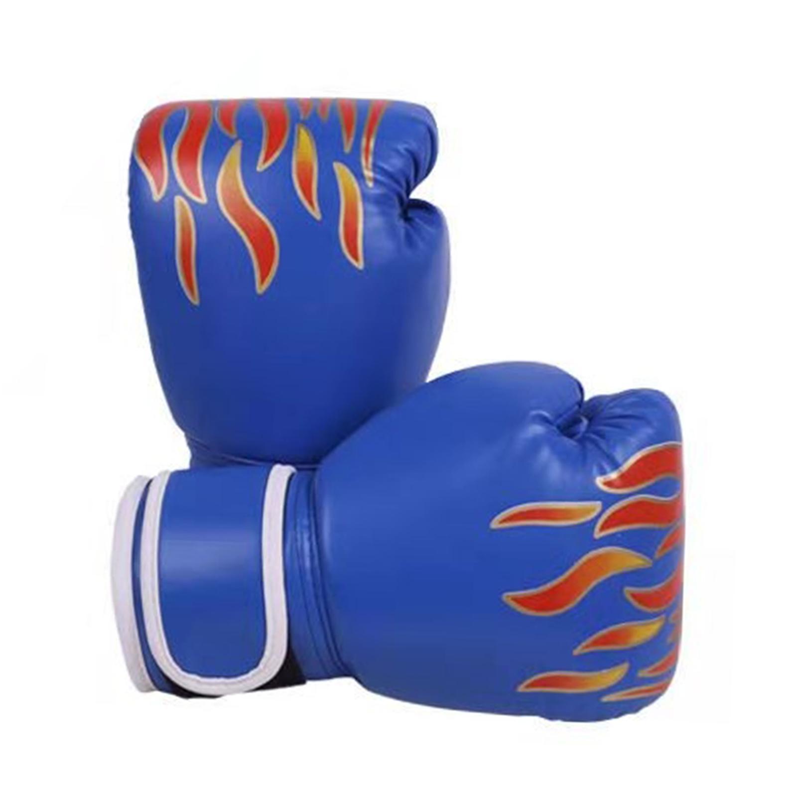 Boxing Gloves Muay Thai Kick Boxing Leather Sparring Heavy Bag Workout MMA Leather Gloves Mitts Work for Men & Women