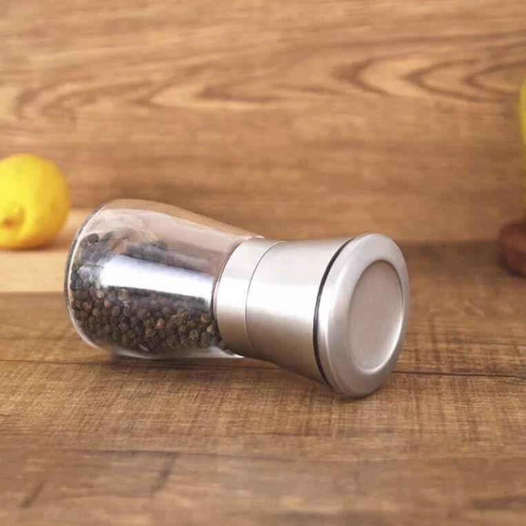 Hũ say tiêu thủy tinh nắp inox cao cấp