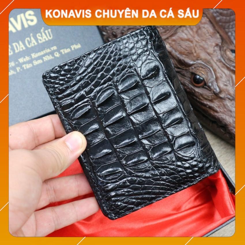 Ví Đứng 2 Mặt Da Cá Sấu CB02-01L