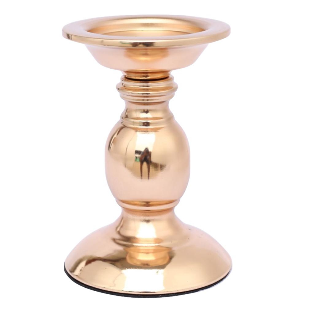 Iron Candlestick Pillar Candle Holder for Wedding Party Home Decor