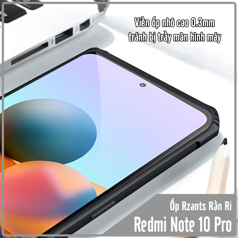 Ốp lưng cho Xiaomi Redmi Note 10 Pro Rzants rằn ri - Hàng nhập khẩu 