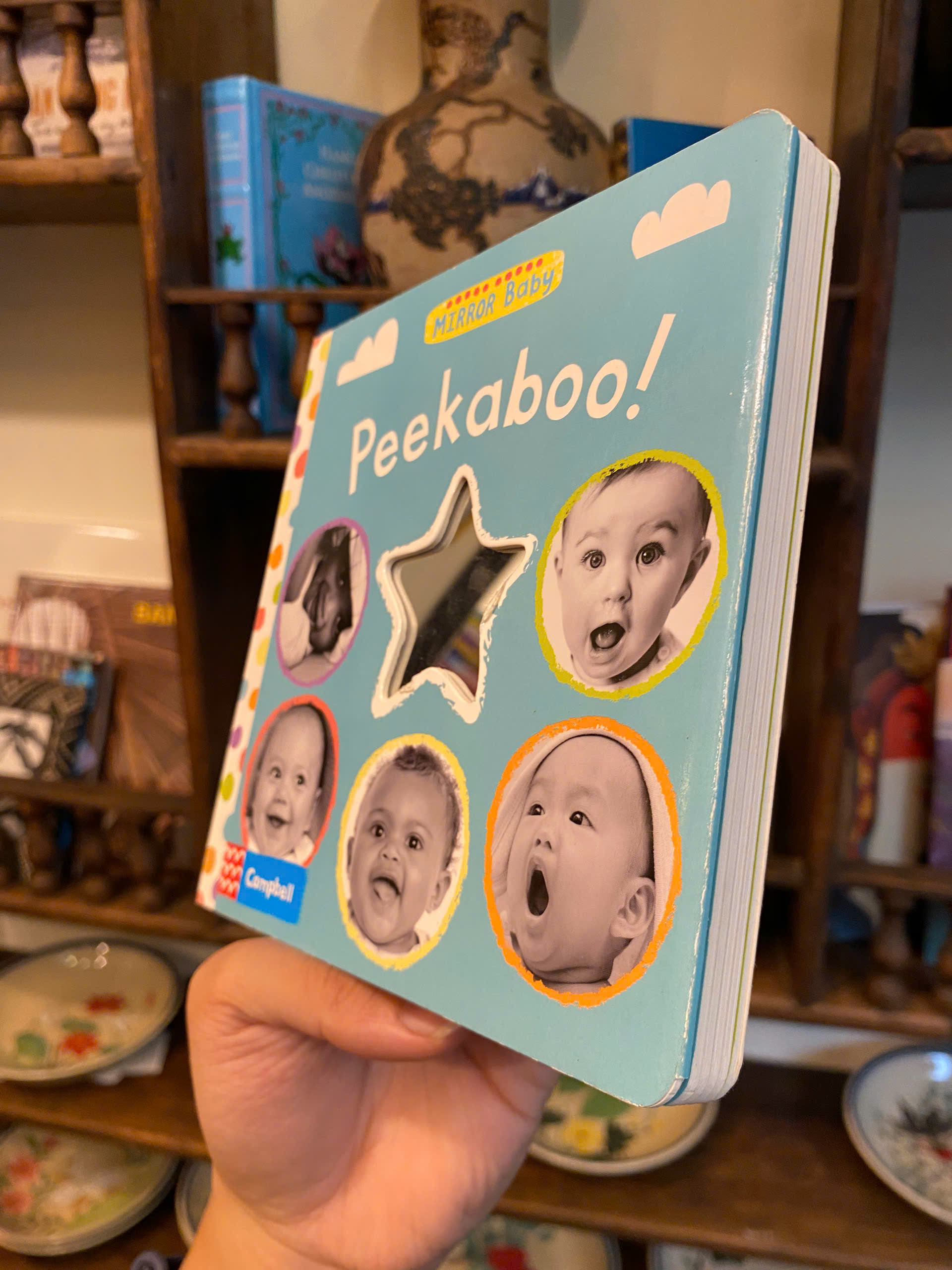 Sách - Mirror Baby: Peekaboo! by Campbell Books - Children/Picture/Education book in English