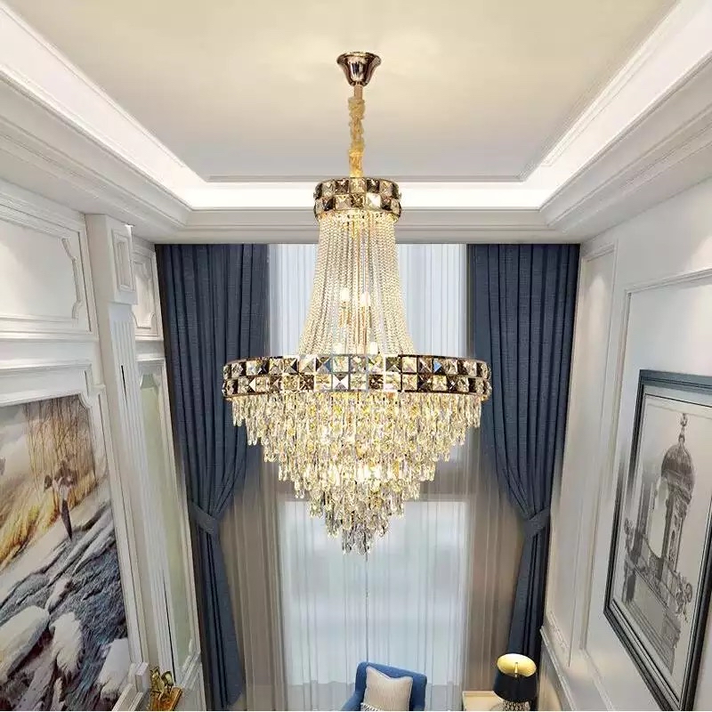 Đèn thả thông tầng Pha lê TAMOGA HUNUA 5874, 3 Chế độ Ánh sáng Đường kính 800mm dài 1,1 mét