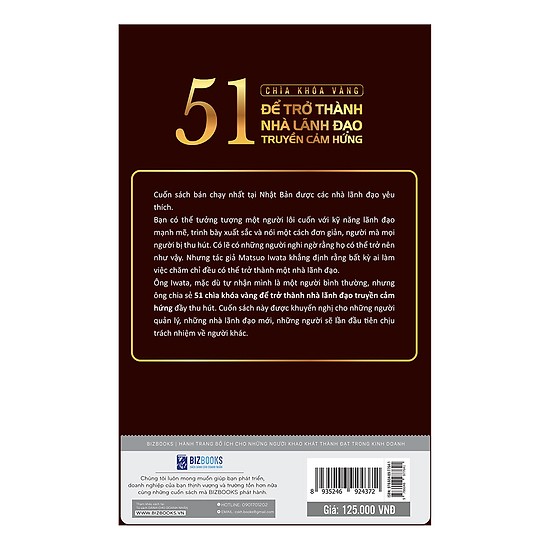 51 Chìa Khóa Vàng Để Trở Thành Nhà Lãnh Đạo Truyền Cảm Hứng(Tặng E-Book Bộ 10 Cuốn Sách Hay Về Kỹ Năng, Đời Sống, Kinh Tế Và Gia Đình - Tại App MCbooks)
