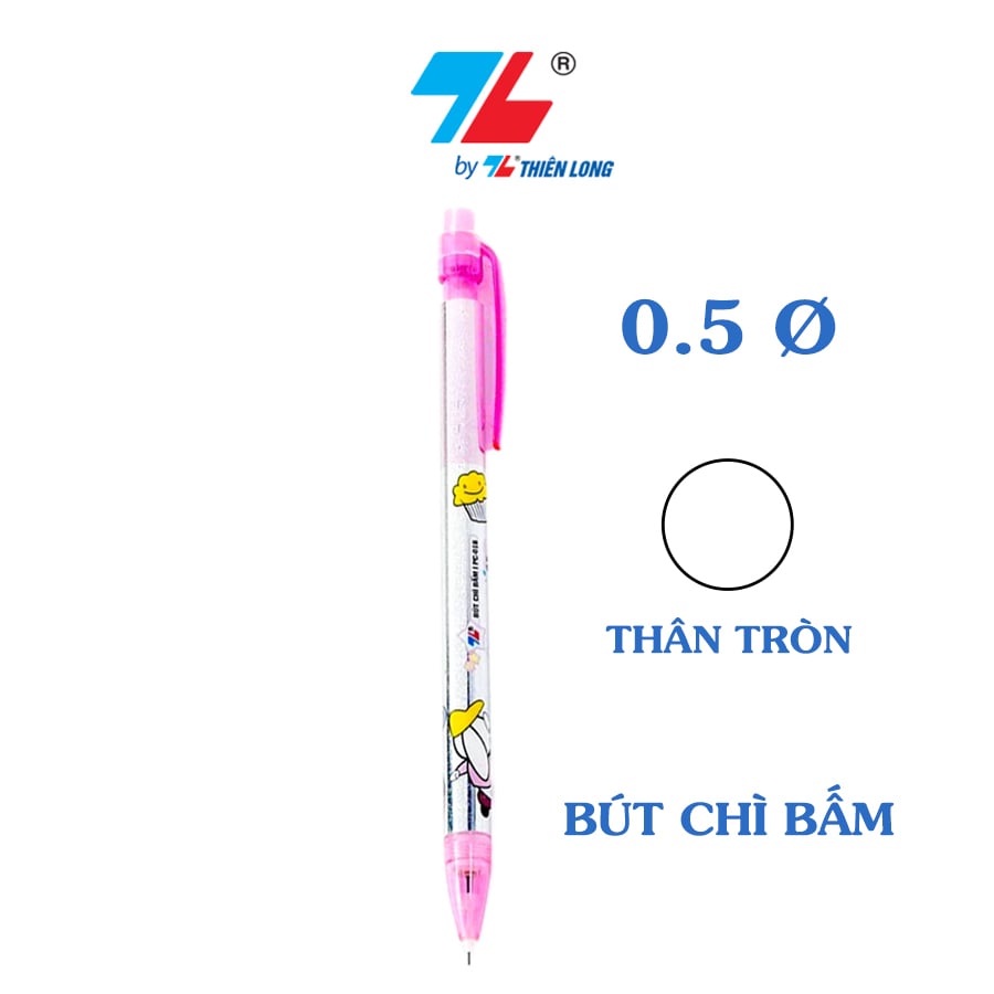 Bộ 5 Bút chì bấm Thiên Long PC-018