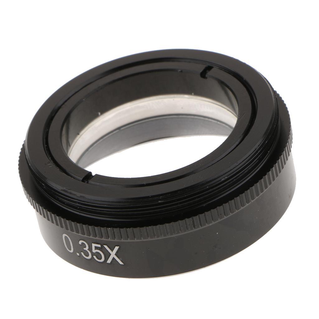 Auxiliary Objective Lens 0.35X for Monocular Digital Microscope Accessory