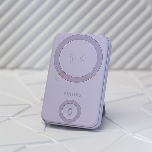 Sạc dự phòng từ tính không dây Philips Magnetic Wireless Power Bank PD20W 10000mAh DLP9535 - Hàng chính hãng