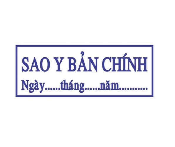 Dấu liền mực Sao y bản chính có ngày tháng năm