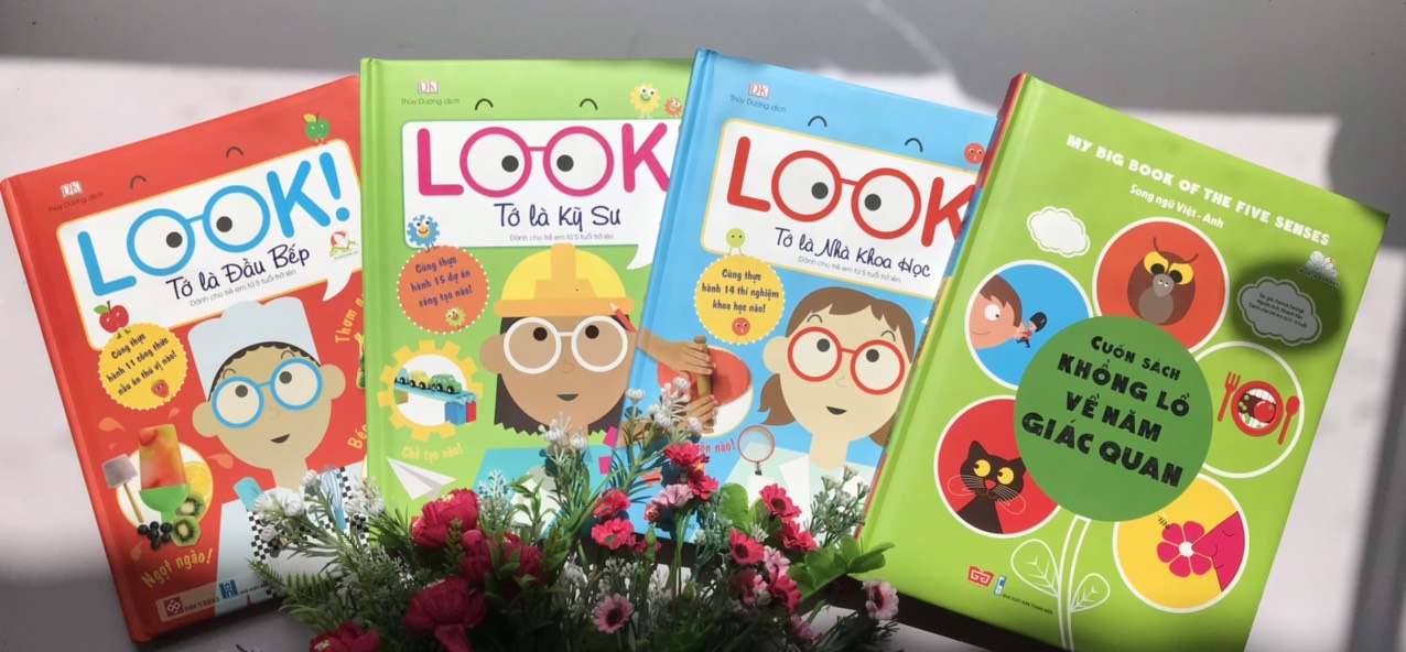 Combo 3 cuốn sách hấp dẫn bạn đọc trẻ: Look! - Tớ là kỹ sư + Look! - Tớ là đầu bếp + Look! - Tớ là nhà khoa học