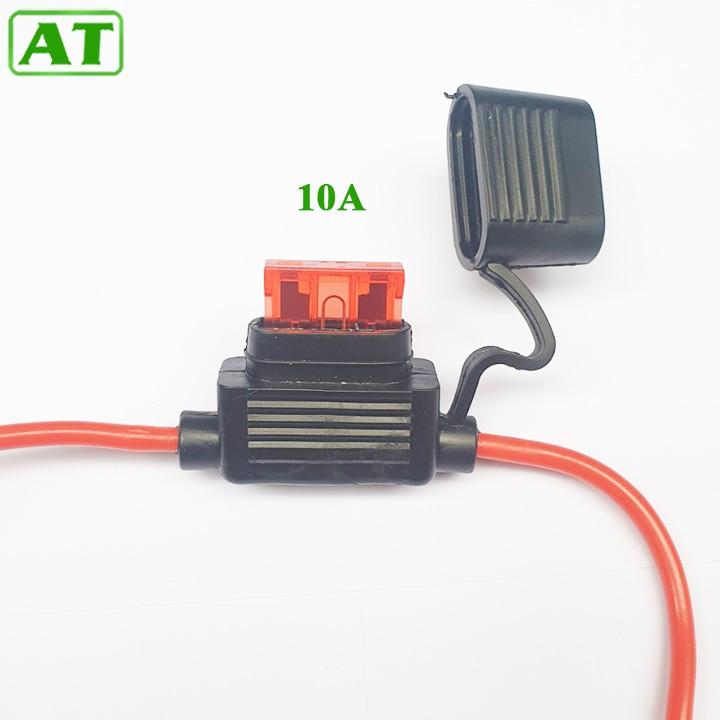 Hộp Cầu Chì Chống Nước Ô Tô Xe Máy Lắp 1 Cầu Chì