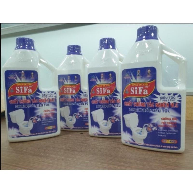 Chất thông cống, thông bồn cầu SIFA cực mạnh và cực nhanh