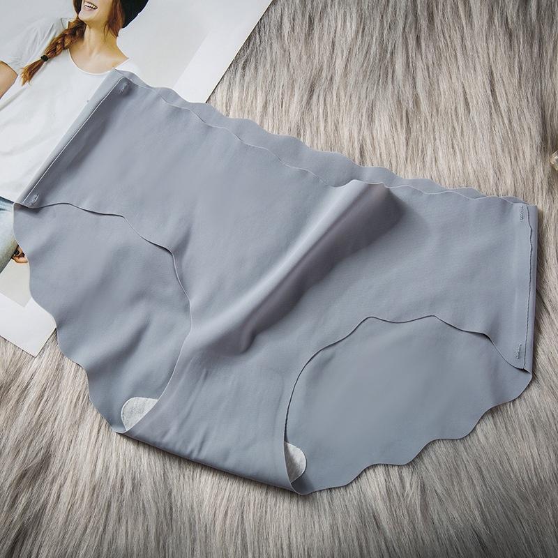 Quần lót nữ thun đúc su, chất thoáng mát KHÔNG ĐƯỜNG MAY VIỀN SÓNG chống lộ, đáy dán chắc chắn không bung kháng khuẩn