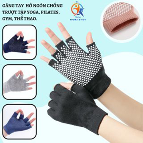 Găng tay tập gym xỏ ngón bao tay thể thao cao cấp TXstar siêu bám siêu thoáng