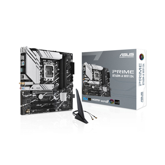 Bo mạch chủ Main ASUS PRIME B760M- A wifi D4 DDR4 Socket LGA 1700 - Hàng Chính Hãng