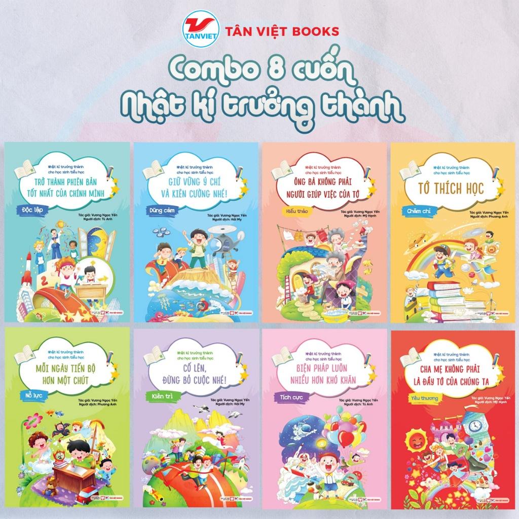 Combo 8 cuốn Nhật kí trưởng thành cho học sinh tiểu học - Bản Quyền