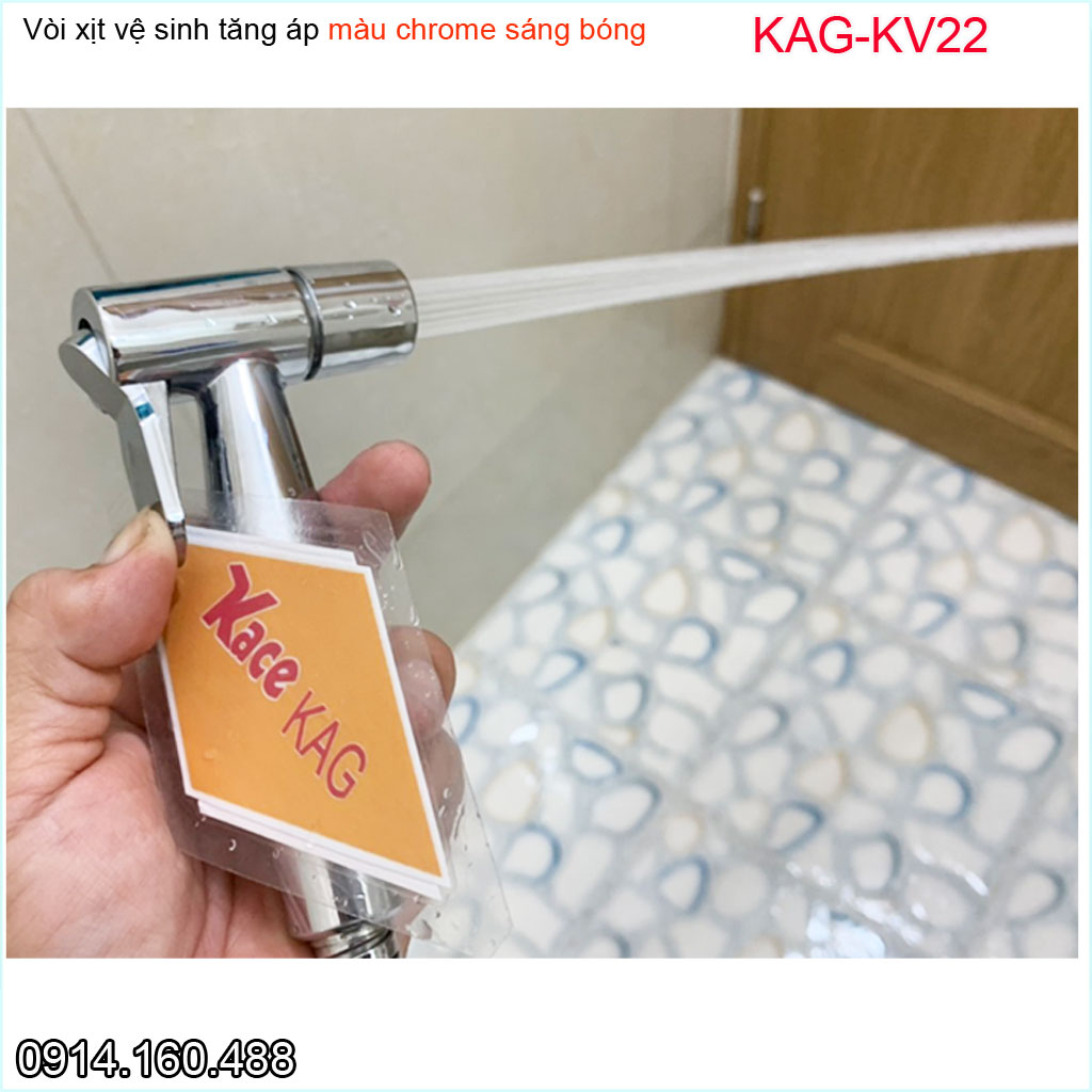 Vòi xịt vệ sinh cao cấp, vòi rửa vệ sinh cao cấp KAG-KV22