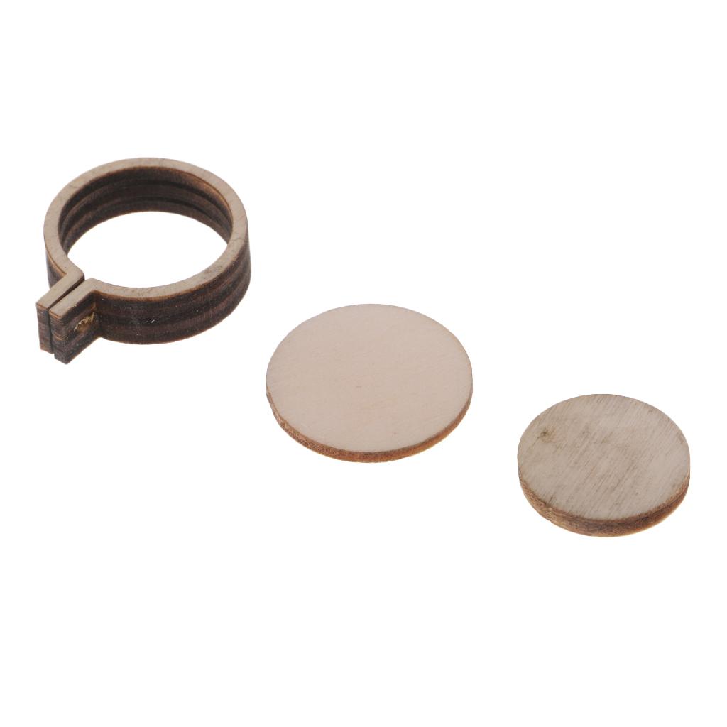 90Pcs Wooden Embroidery Hoop Cross Stitch Hoop Ring for Sewing Supplies