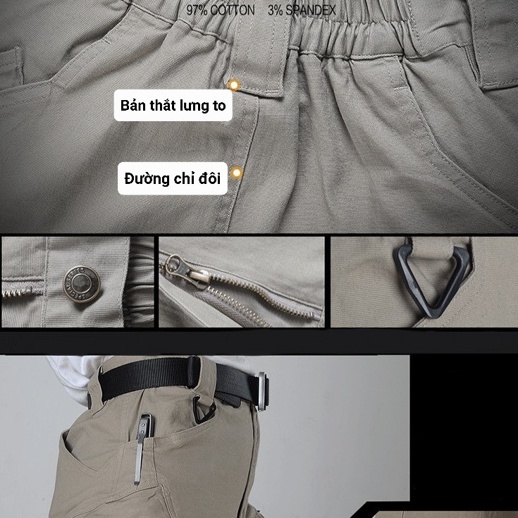 Quần dài kaki nam, Quần dài chiến thuật lính IX7 ARM-1117