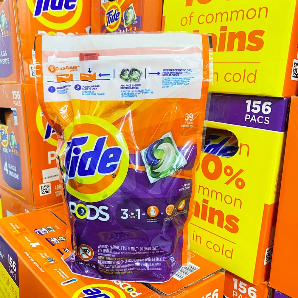 Viên giặt xả tide pods 3in1 mẫu mới bịch 39 viên của mỹ