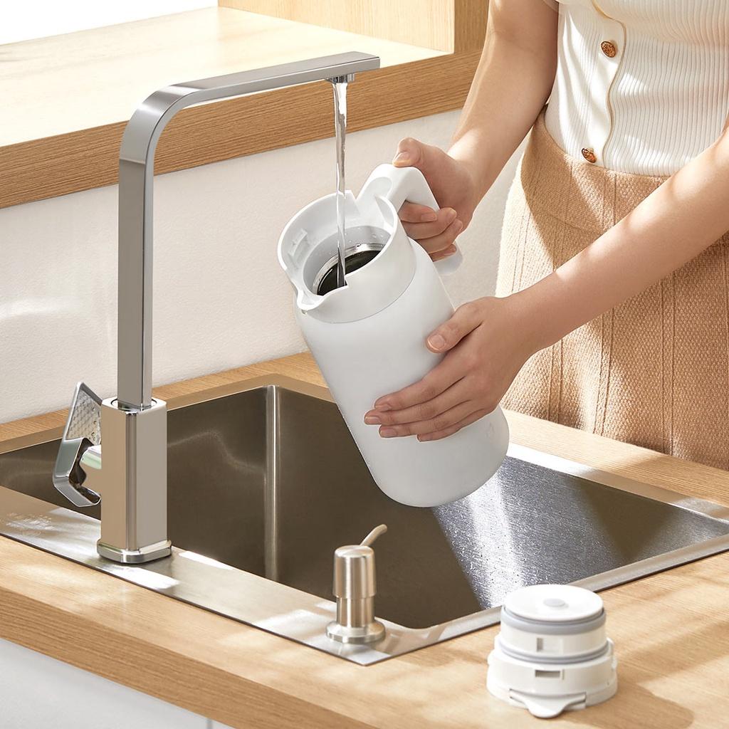 Ấm Đun Nước Nóng Lạnh 6H Bằng Thép Không Gỉ 316L xiaomi Mijia 1.8L Thông Minh Hàng nhập khẩu