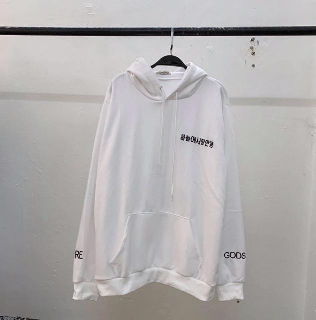 HOODIE UNISEX CHỮ HÀN MÃ 04 MÀU